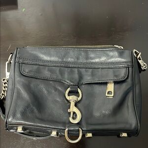 Rebecca Minkoff Black Leather Crossbody Bag